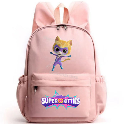 Super Kitties Girls School Bags for Girls Cartoon Anime Boy Girl Knapsack Teenager Backpack Student BookBag Rucksack Gift 2025