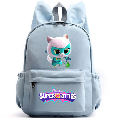 Super Kitties Girls School Bags for Girls Cartoon Anime Boy Girl Knapsack Teenager Backpack Student BookBag Rucksack Gift 2025