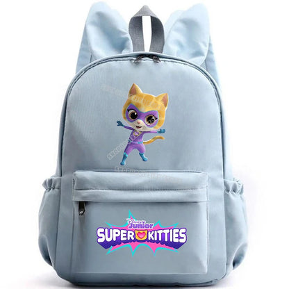 Super Kitties Girls School Bags for Girls Cartoon Anime Boy Girl Knapsack Teenager Backpack Student BookBag Rucksack Gift 2025