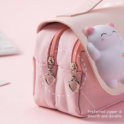 School Supplies Kawaii Stationery School Pencil Cases for Girls Bags Pens Cute Korean Stationery Holsters Supply Store Aesthetic