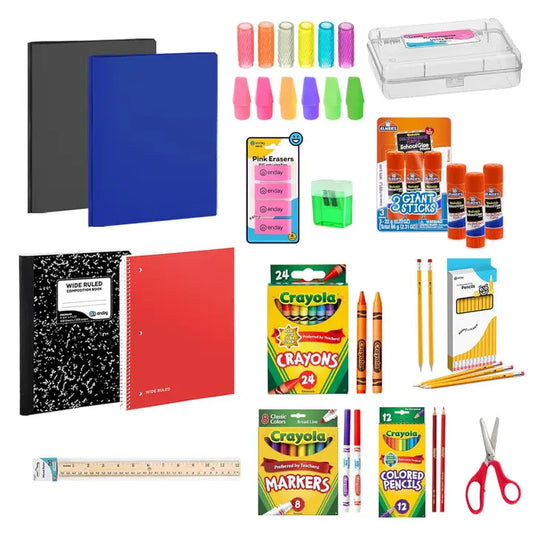 Enday Back To School Supplies Kit - Grades K-5